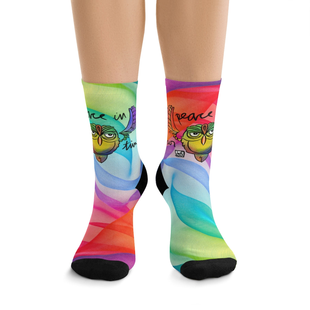 Peace in Our Time - Rainbow Collection - Lebo Tribe Socks